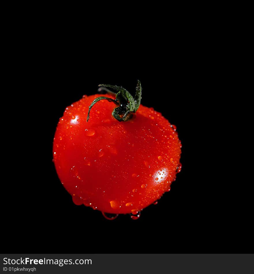 Red ripe tomato