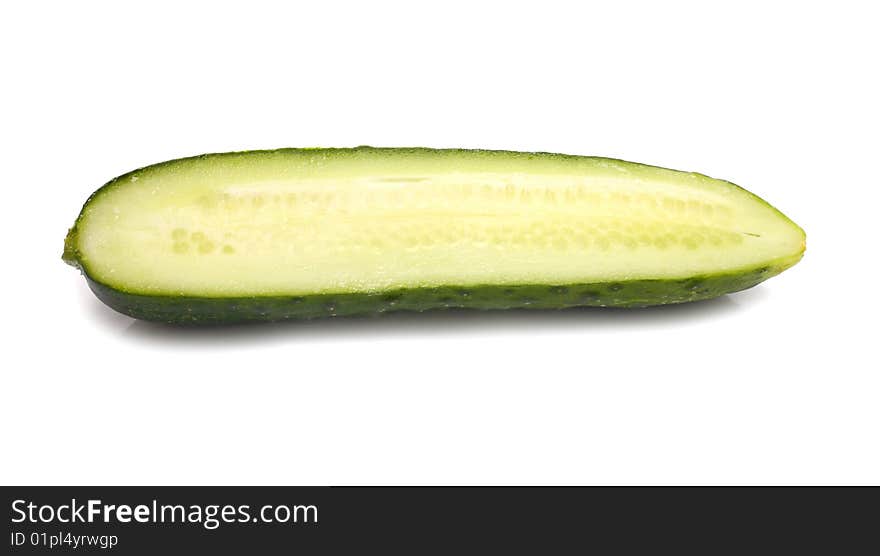 Cut cucumber