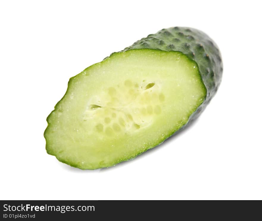 Cut cucumber