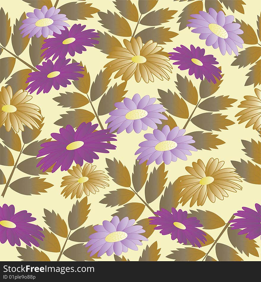 Seamless Floral Background