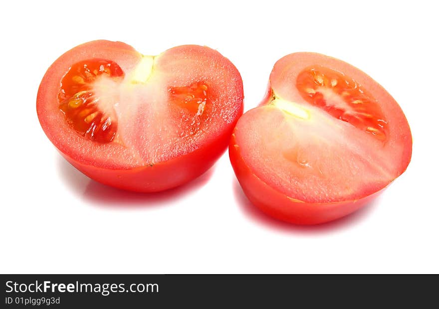 Tomatos cut