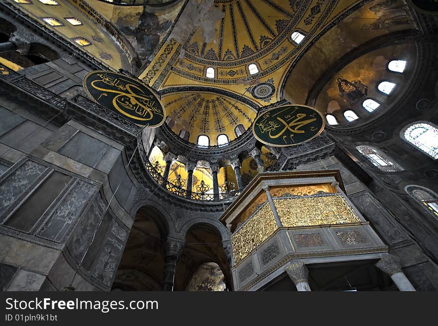 Hagia Sophia cathedral in Istanbul