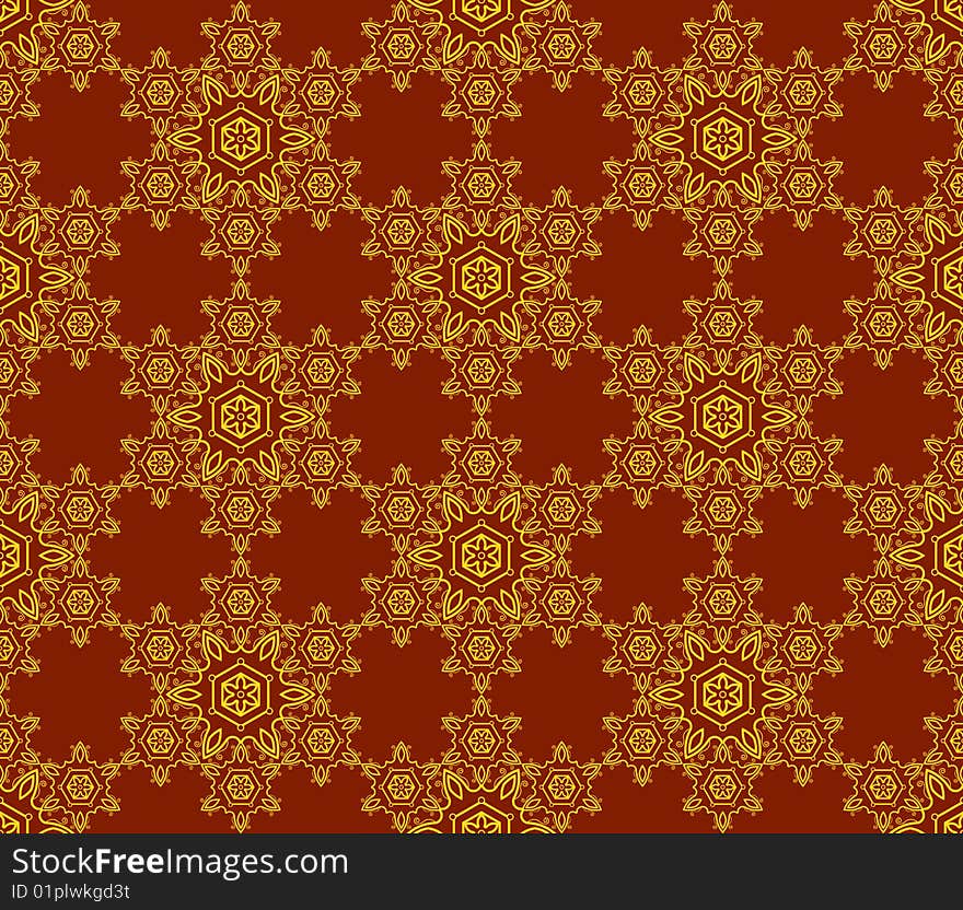 Vector illustration of Seamless Ornament Pattern