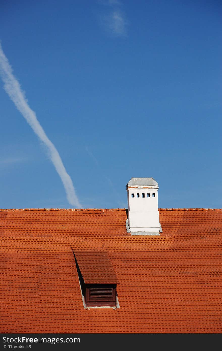 Tiled roof detail