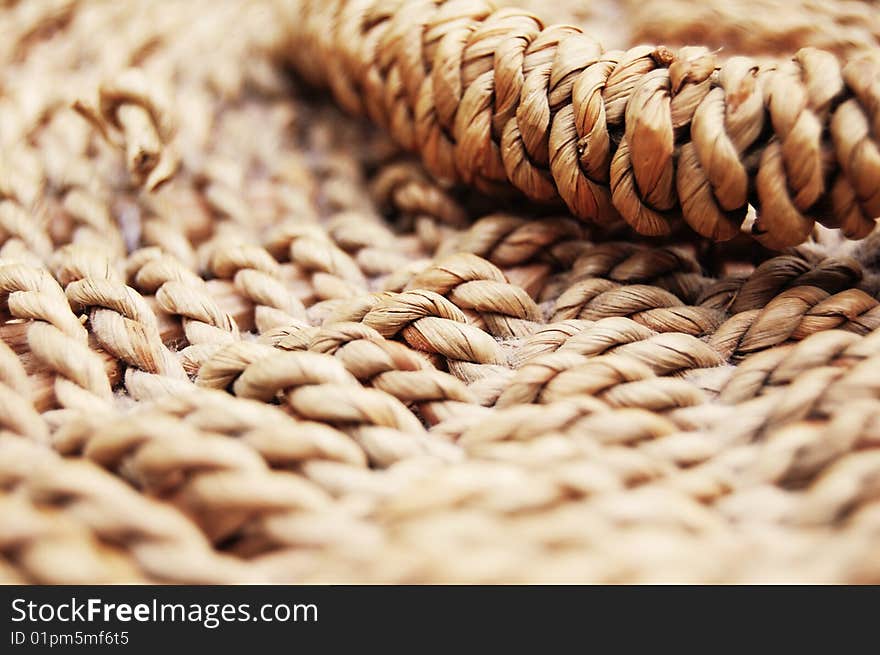 Wood texture of a wicker basket