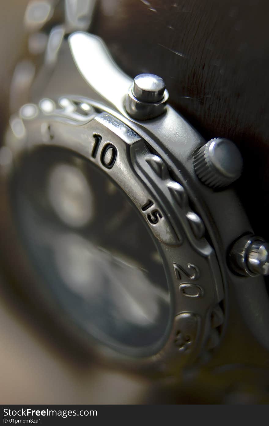 Macro shot of watch face. Macro shot of watch face