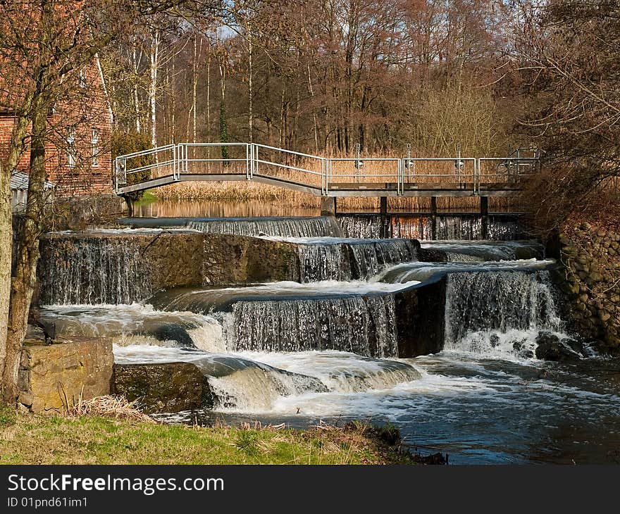 Beautiful Waterfall Country Landscape