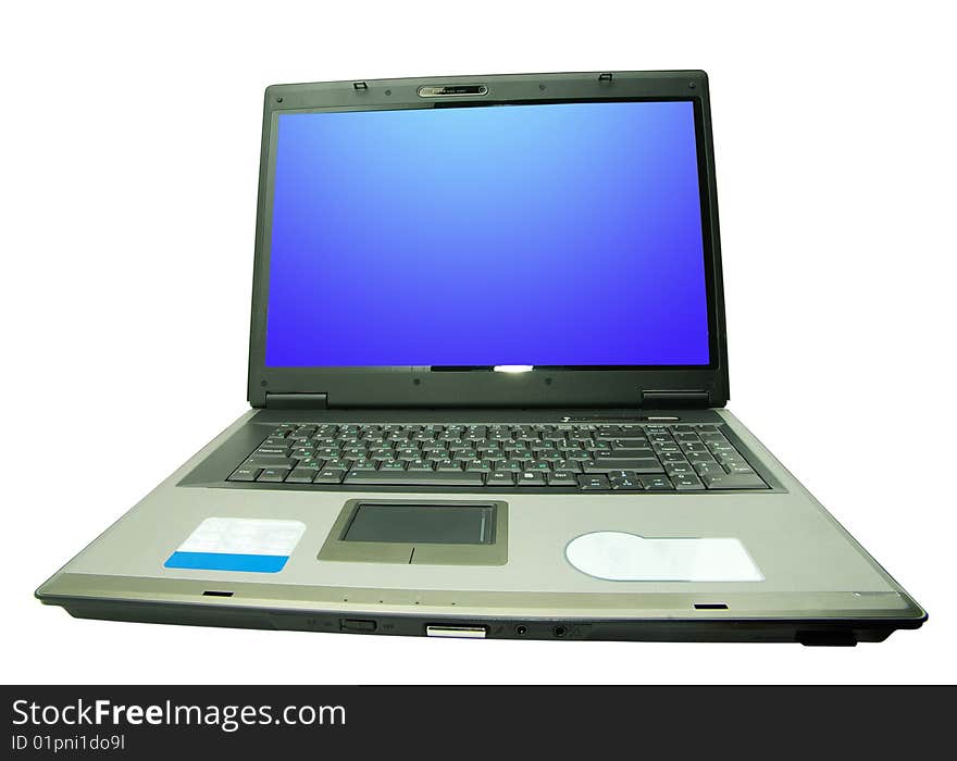 Notebook personal computer on white background. Notebook personal computer on white background