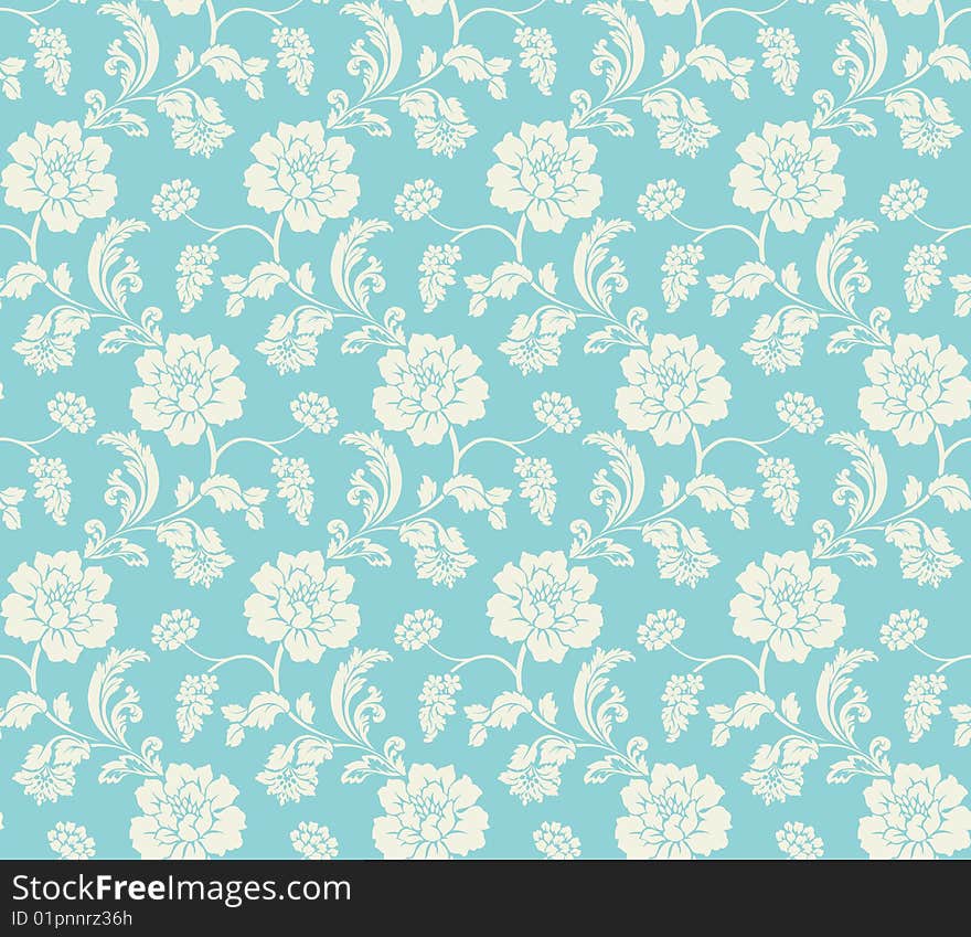 Seamless pattern. All elements and textures are individual objects. Vector illustration scale to any size.