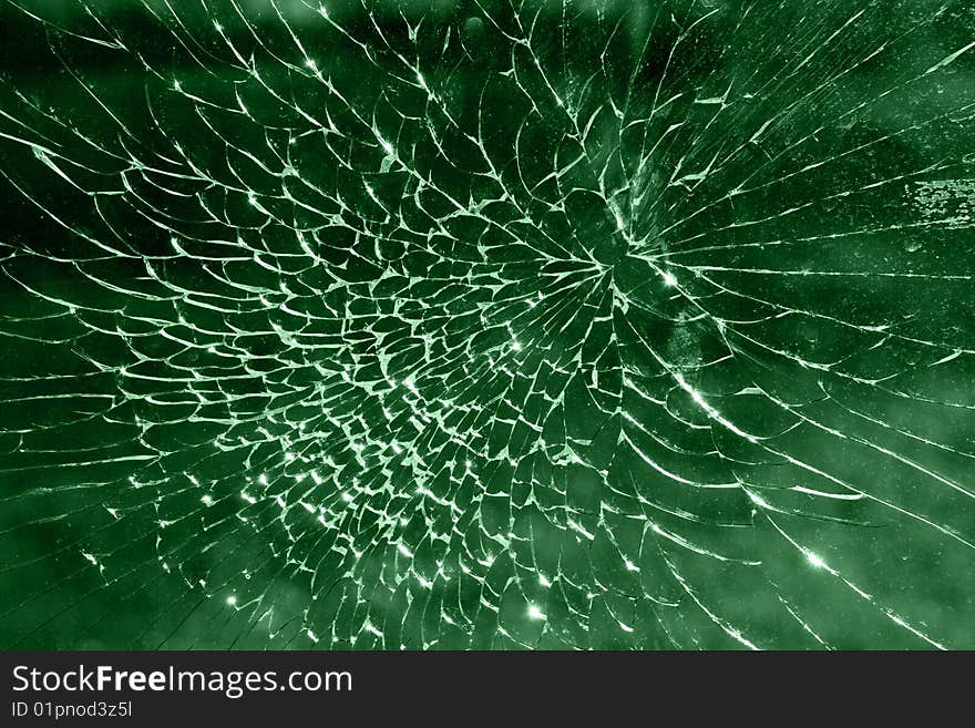 Smashed glass pattern