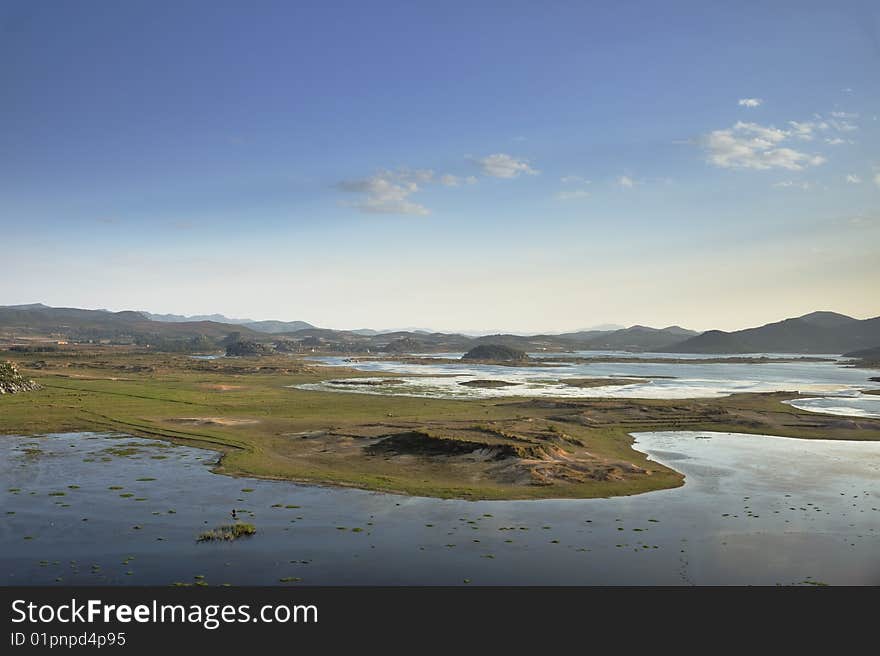 Natural beauty of the wetlands. Natural beauty of the wetlands