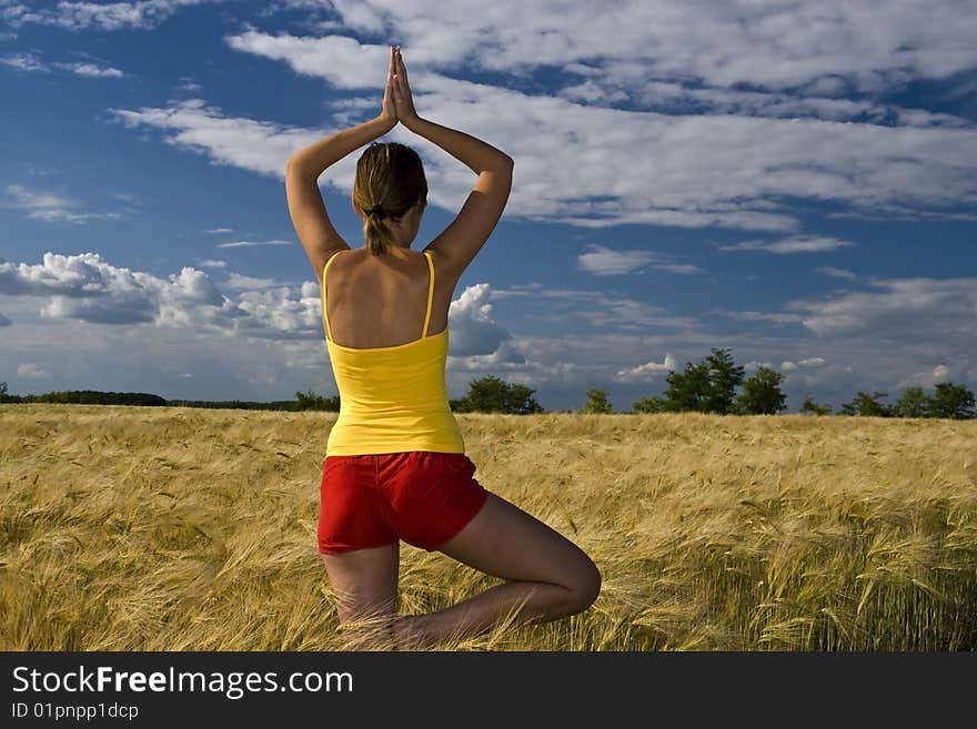 Beautiful Girl Relaxes