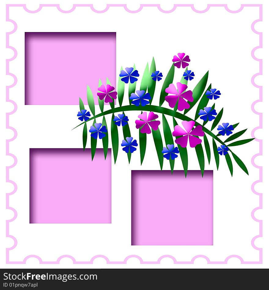 Flower frame