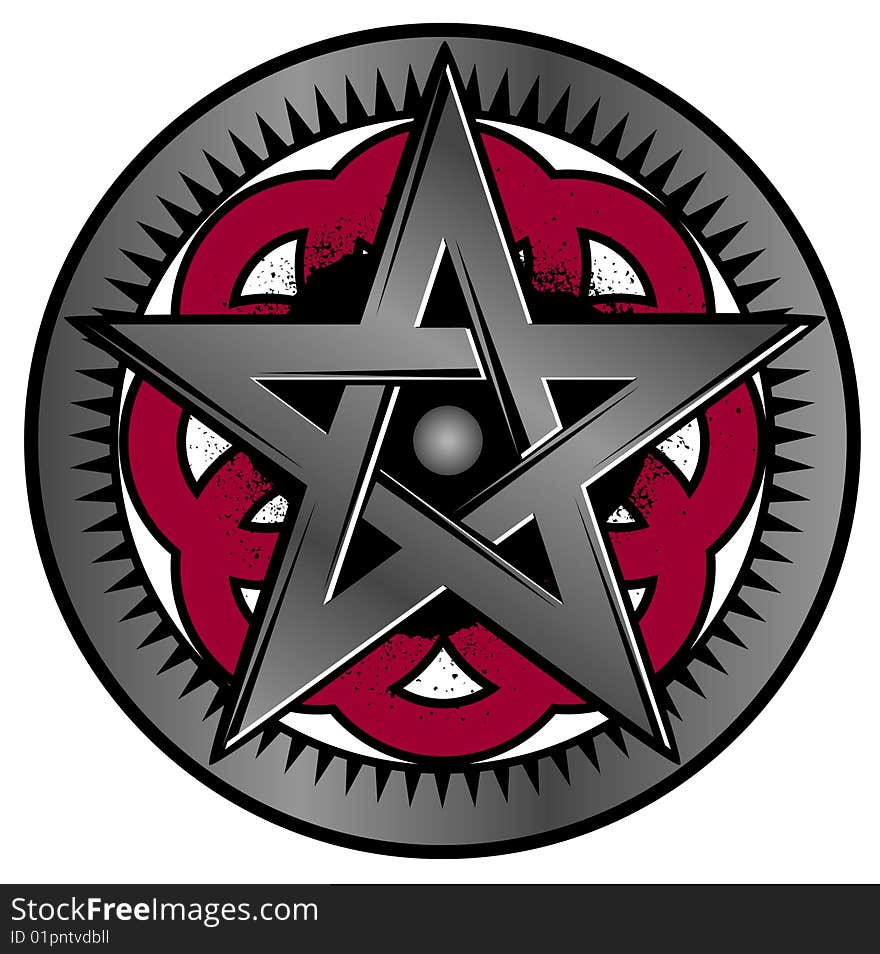 Star totem pattern design.created by Adobe Illustrator software. Star totem pattern design.created by Adobe Illustrator software.