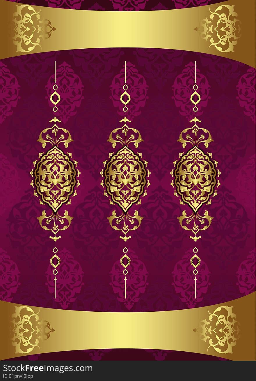 Antique Ottoman Wallpaper Illustration Design