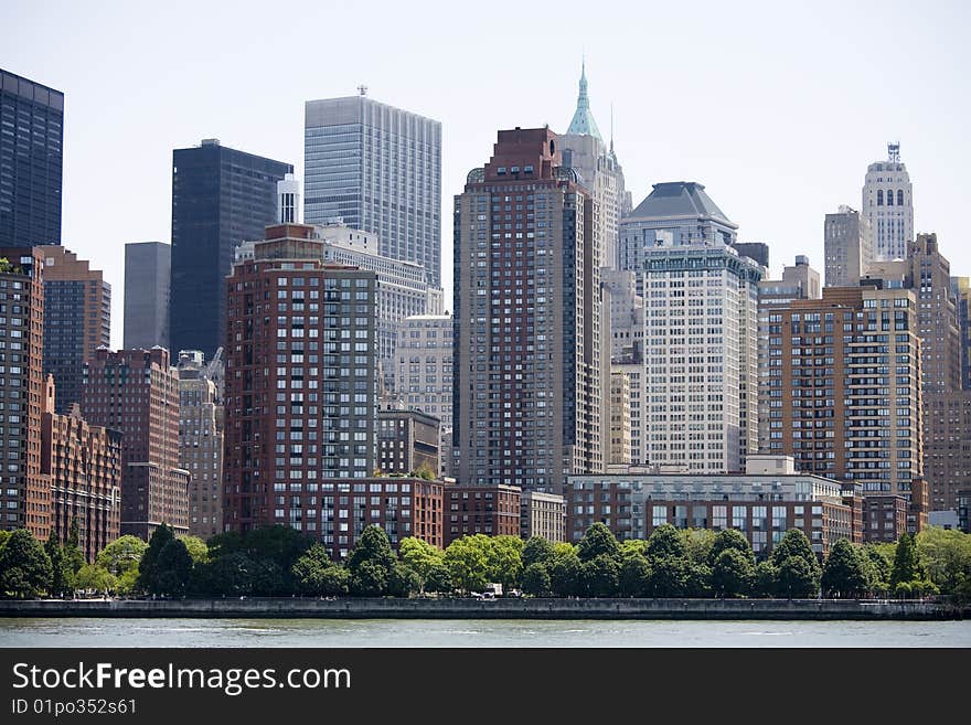 Skyscrapers Of Manhattan