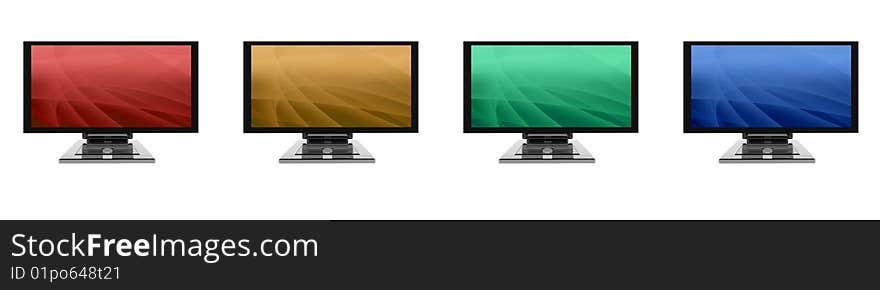 3d flat lcd monitor