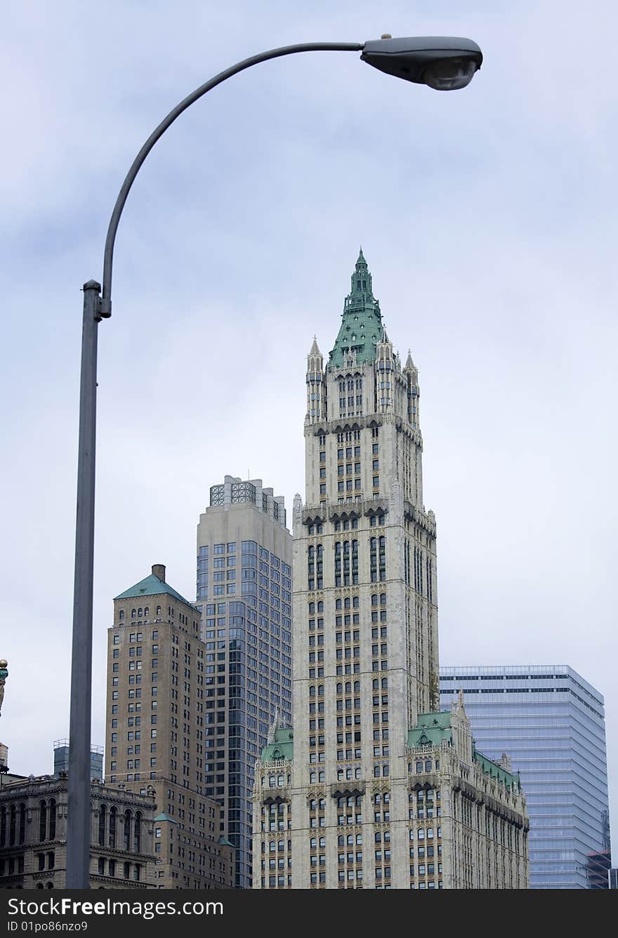 Buildings Downtown In Manhattan