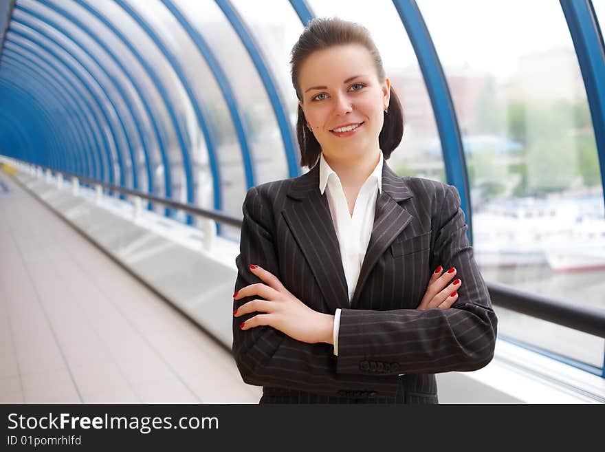 Very cute modern professional businesswoman