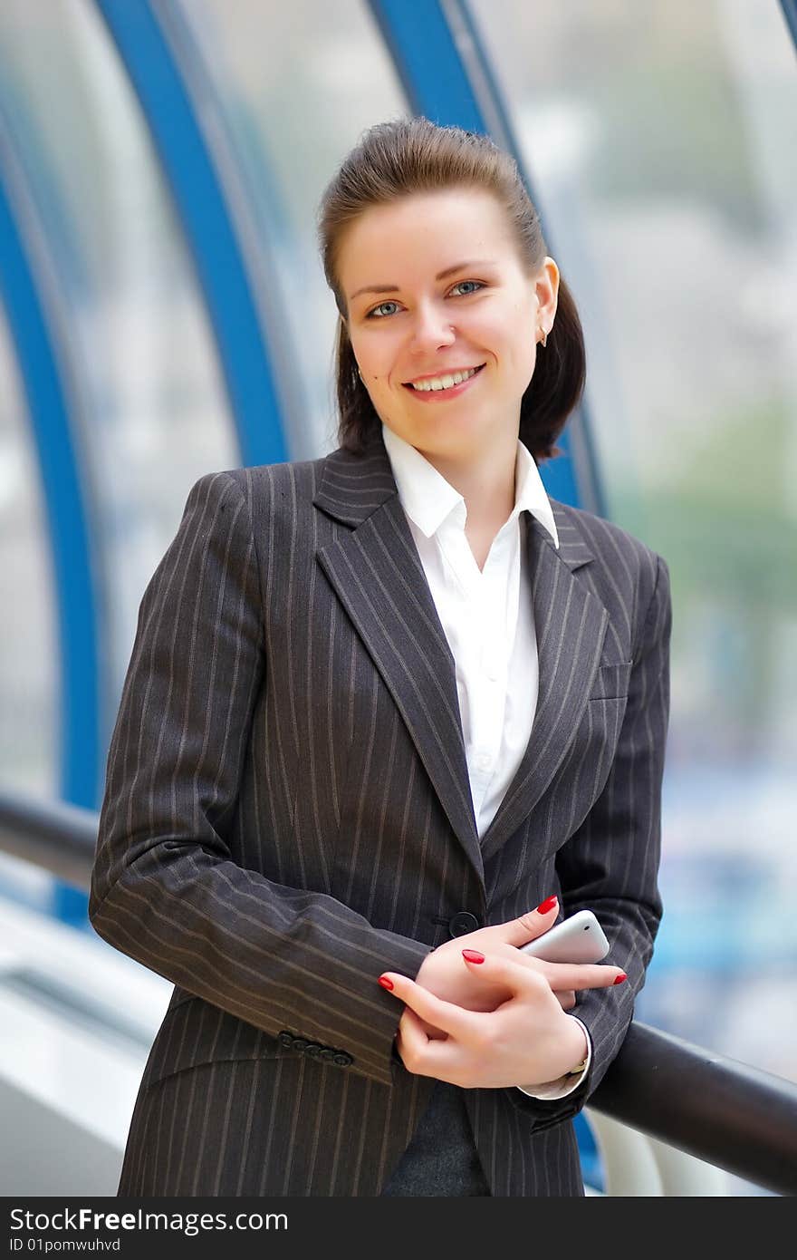 Very cute modern professional businesswoman