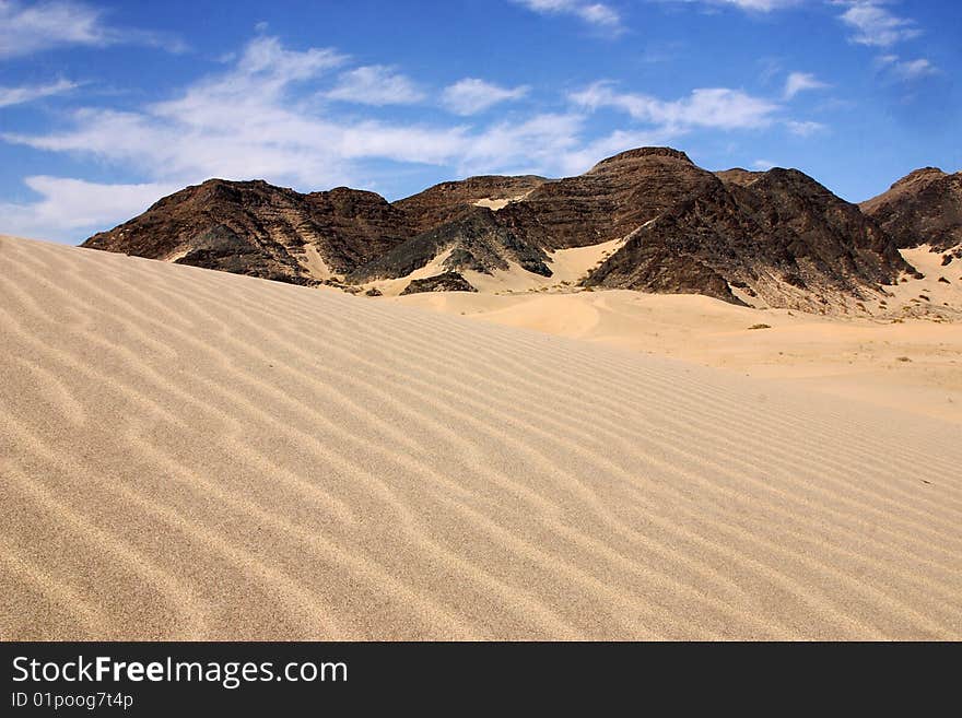 Dunes in Baja California, north of Mexico