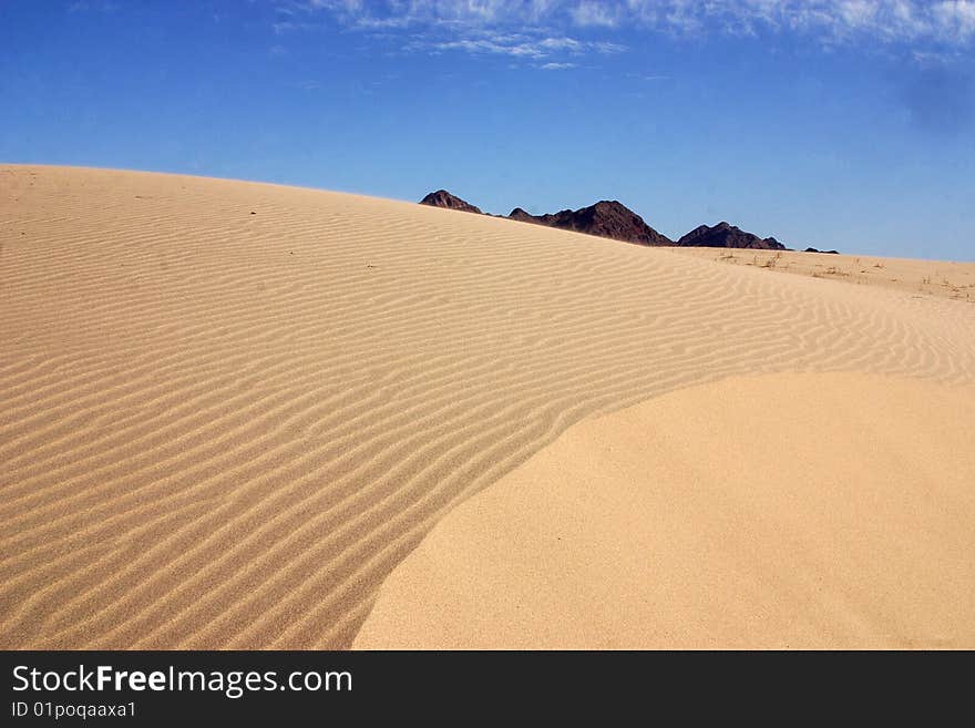 Dunes in Baja California, north of Mexico