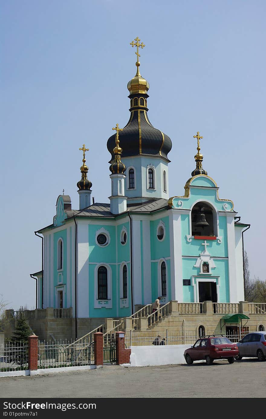 The church in the name of St. George. Provincial temple of the Russian Orthodox Church.