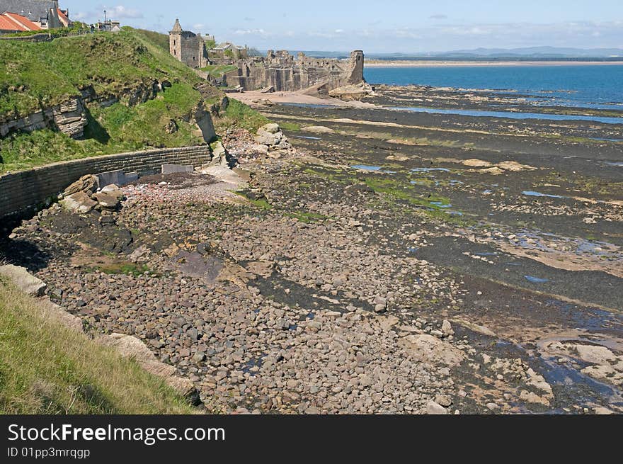 The Rocky Shore Of The Castle