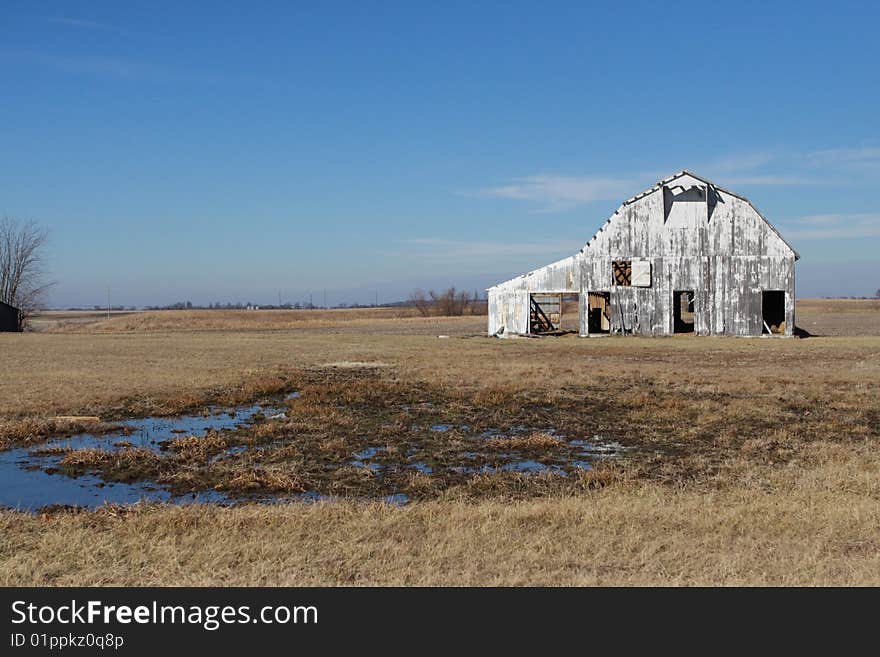 Rusitic Barn In Rural Tennessee