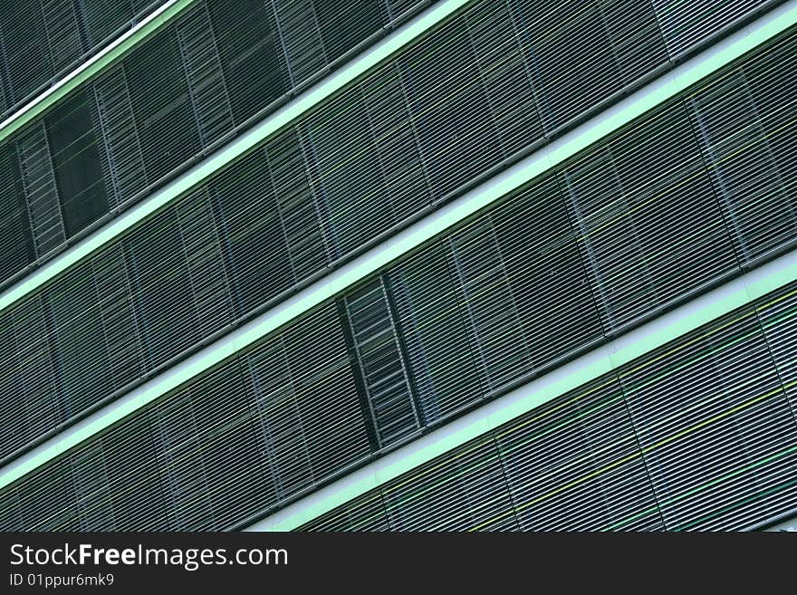 Window front of an office building. Window front of an office building