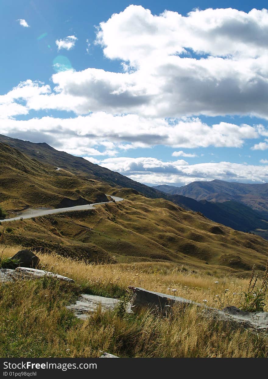 Mountain Pass in Skippers canon New Zealand