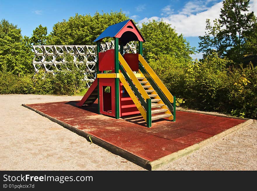 Slide On Child Playground