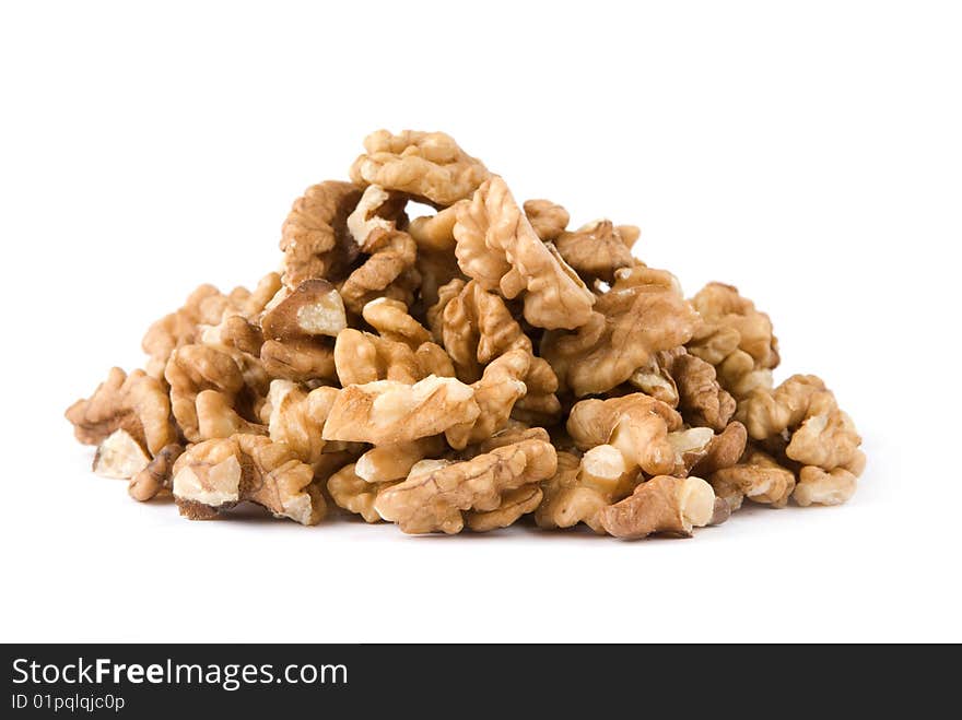 Pile of walnuts