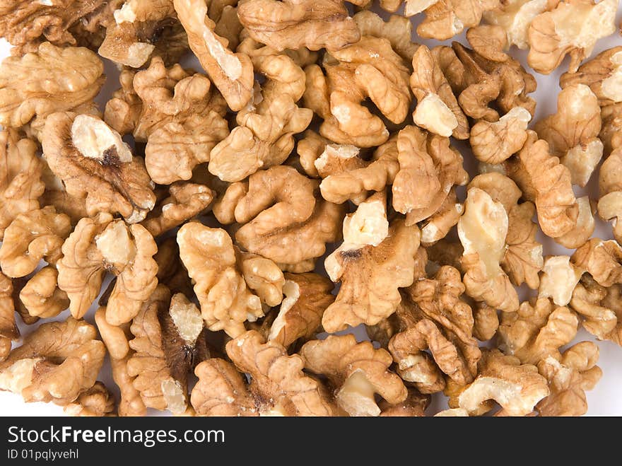 Walnuts background