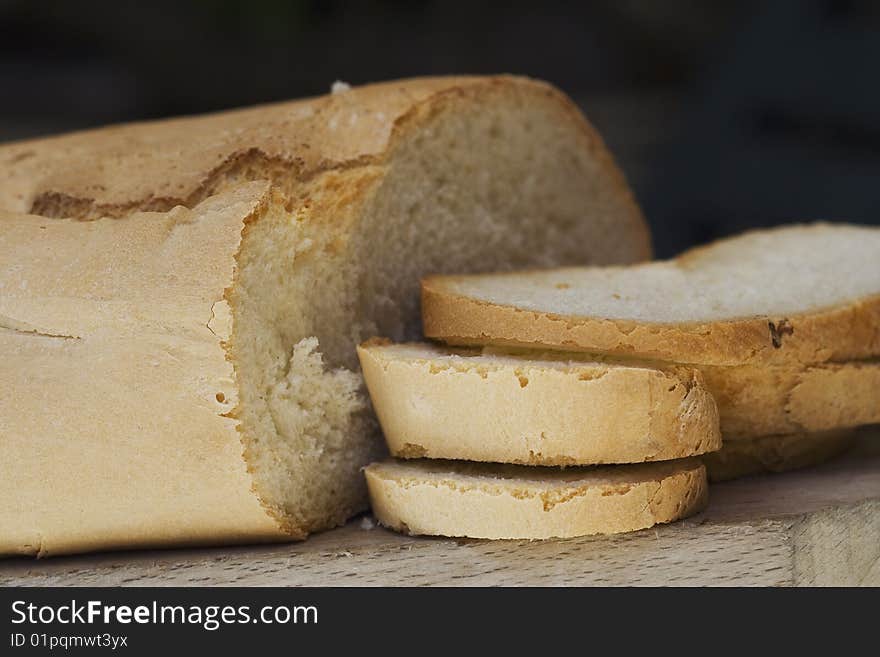 Bread On A Chopping Board