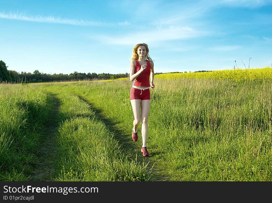 Running girl