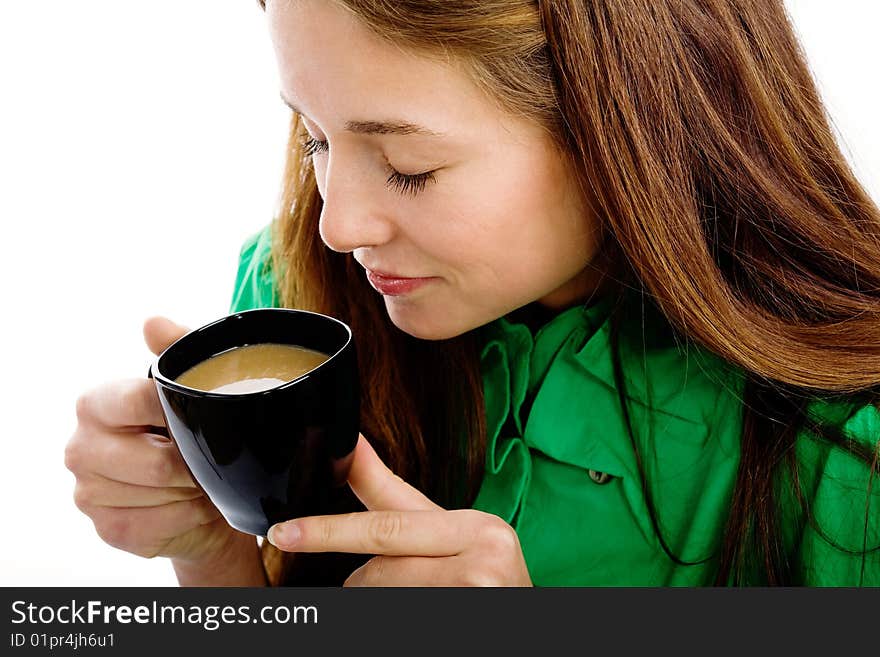 Woman With Coffee Cup