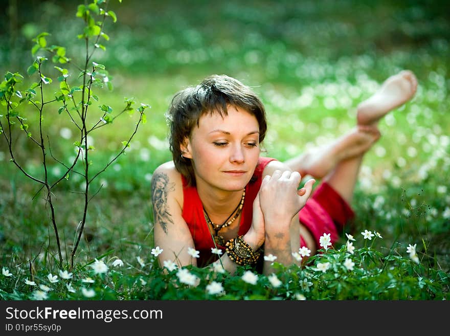 Resting On The Grass