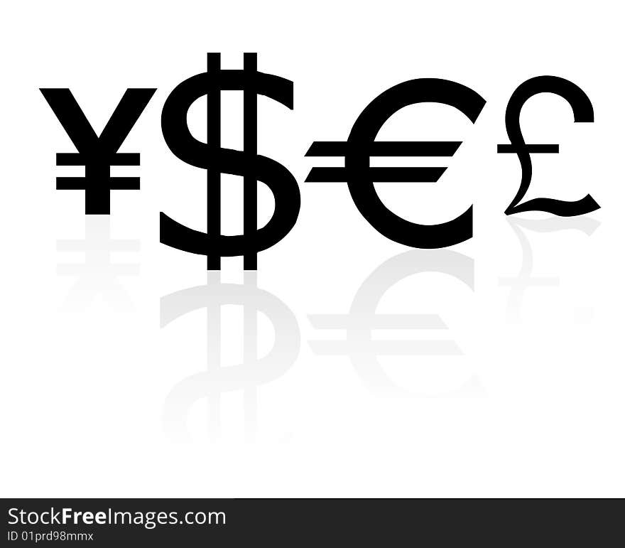 Signs On Currencies A