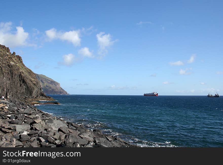 Teresitas beach of Tenerife