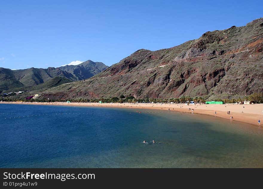 Teresitas beach of Tenerife