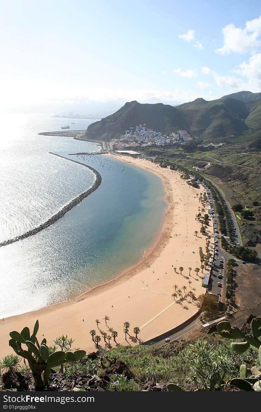 Teresitas beach of Tenerife