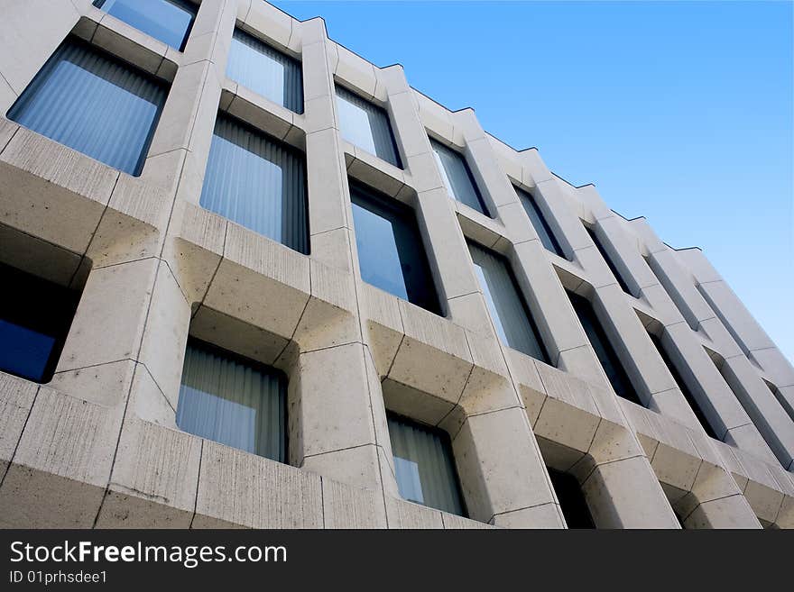 Modern building with many windows