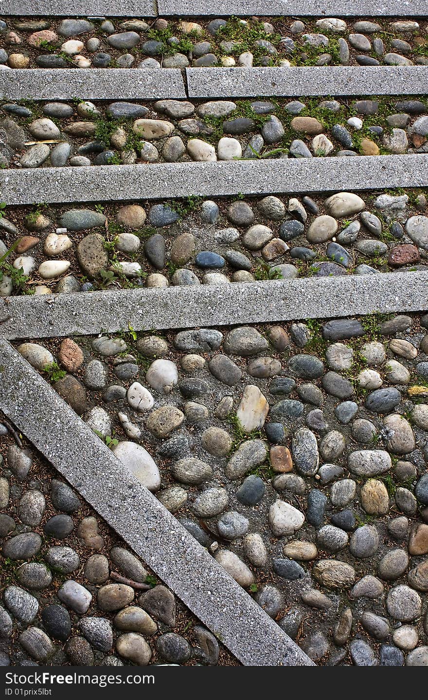 Staircase of boulders in the river. Staircase of boulders in the river