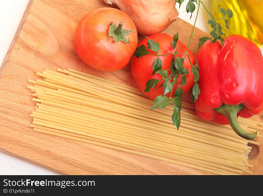 Cooking with italian ingredients closeup. Cooking with italian ingredients closeup