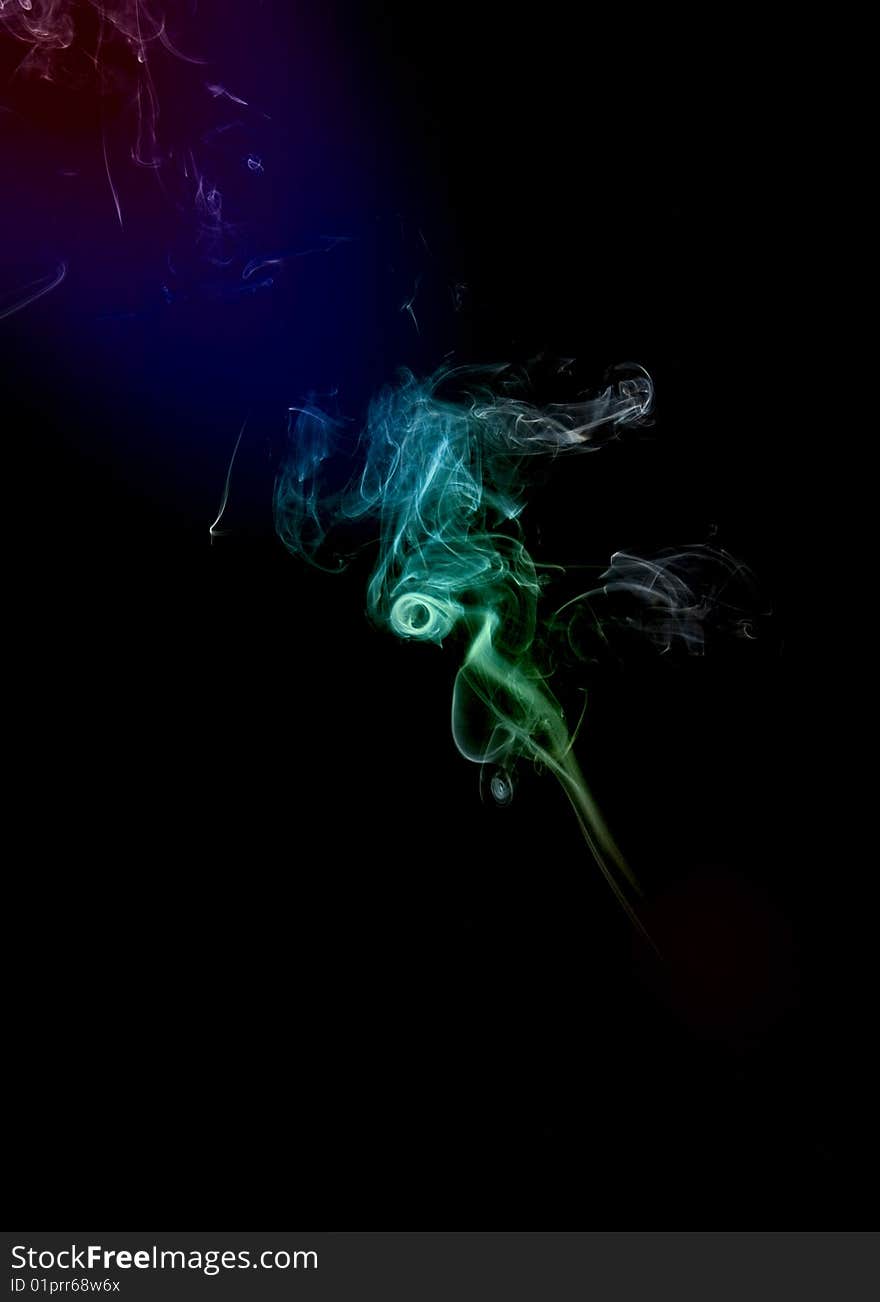 Smoke abstract background