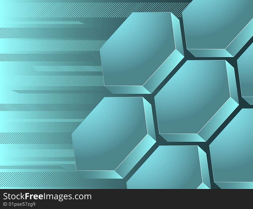 Vector abstract background, futuristic illustration