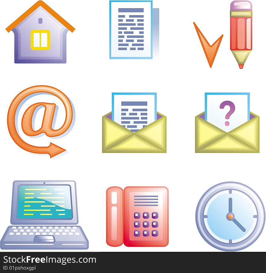 Original vector icons for web, software etc. on white background. Original vector icons for web, software etc. on white background