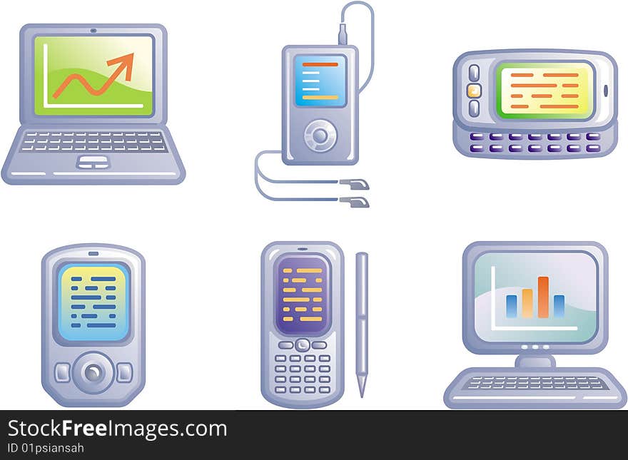 Media - Vector Icons Set