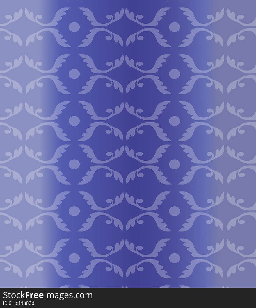 Seamless royal damask wallpaper pattern.